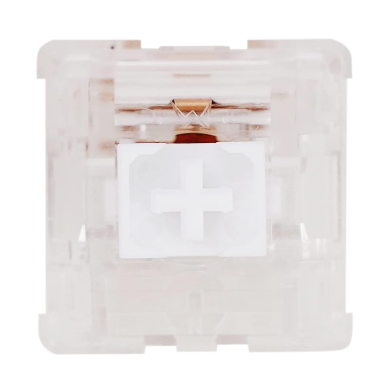 MELETRIX WS Aurora Series Linear Mechanical Keyboard Switches 5 Pins PCB Mount Lubed Switches Clear(35pcs) - Image 4